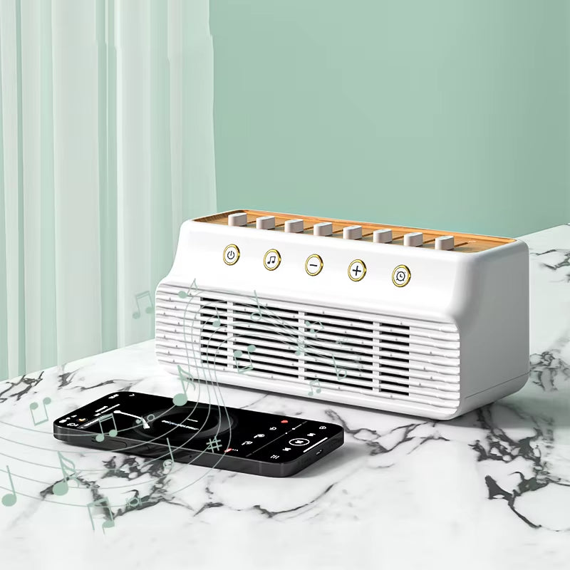 New Trending White Noise Sound Machine Bluetooth Speaker for Sleeping with 8 Smoothing Nature Sounds